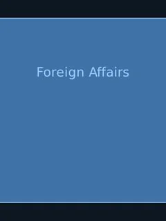 Foreign Affairs