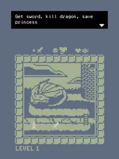 Get sword, kill dragon, save princess