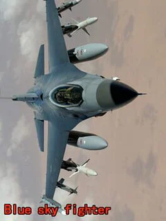 Blue sky fighter