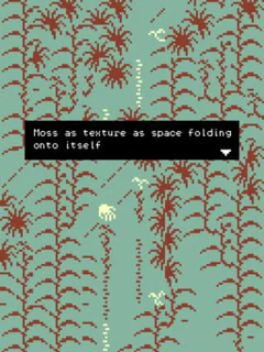 Moss as Texture as Space Folding Onto Itself