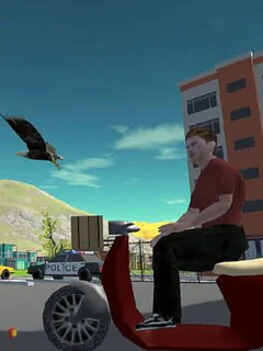 I ride a Scooter
