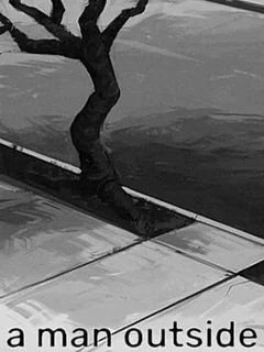 A man outside