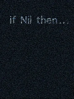 If Nil then
