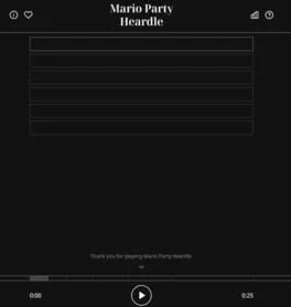 Mario Party Heardle