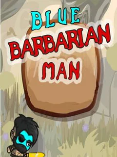 Blue Barbarian Man