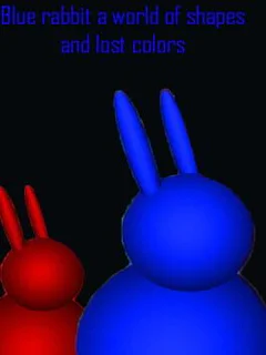 Blue rabbit a world of shapes and lost colors