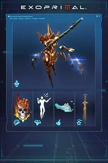 Exoprimal: Skywave Fire Guardian Set