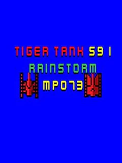 Tiger Tank 59 I: Rainstorm MP073