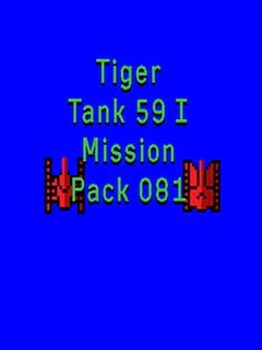 Tiger Tank 59 I: Mission Pack 081