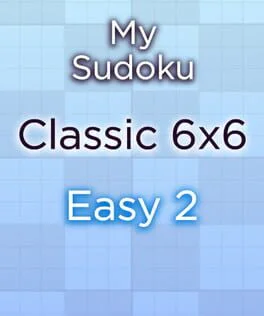 My Sudoku: Classic 6x6 Easy 2