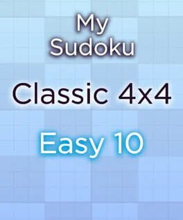My Sudoku: Classic 4x4 Easy 10