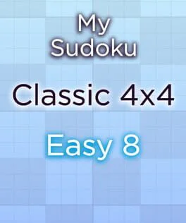 My Sudoku: Classic 4x4 Easy 8
