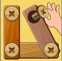 Wood Nuts & Bolts Puzzle