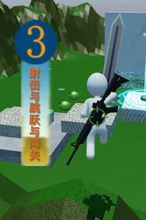 Third-person Shooter and Platform Jumping and Level-based Adventure