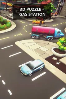 3D Puzzle: Gas Station