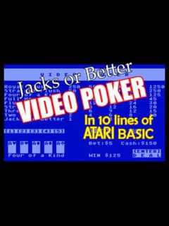 Jacks or Better Video Poker
