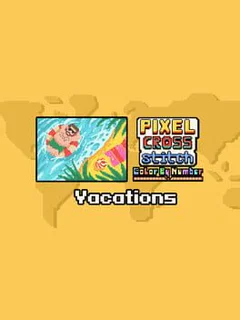 Pixel Cross Stitch: Color by Number - Vacations Pack