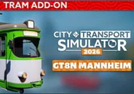 City Transport Simulator 2026: Tram DLC - GT8N Mannheim