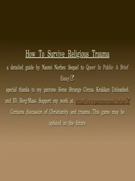 How to Survive Religious Trauma