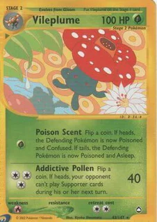 Construction: Action - Map: Vileplume