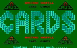 Amstrad Shuffle Card Games