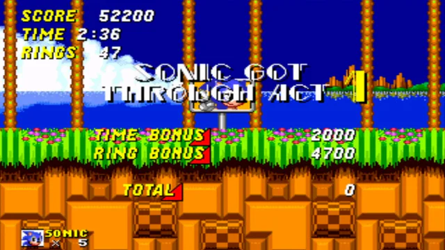Sonic the Hedgehog 2 - Screenshot 1