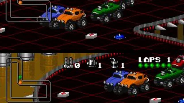 Rock n' Roll Racing - Screenshot 2