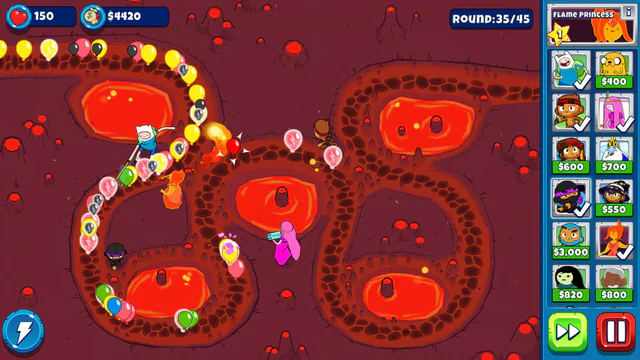 Bloons Adventure Time TD - Screenshot 1