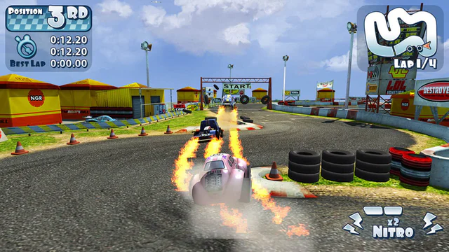 Mini Motor Racing X - Screenshot 1