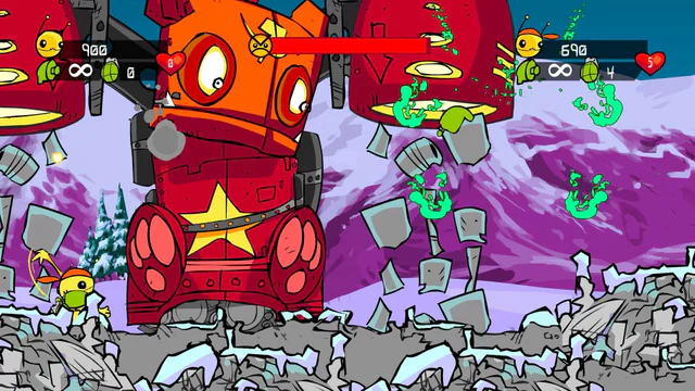 Alien Hominid HD - Screenshot 1