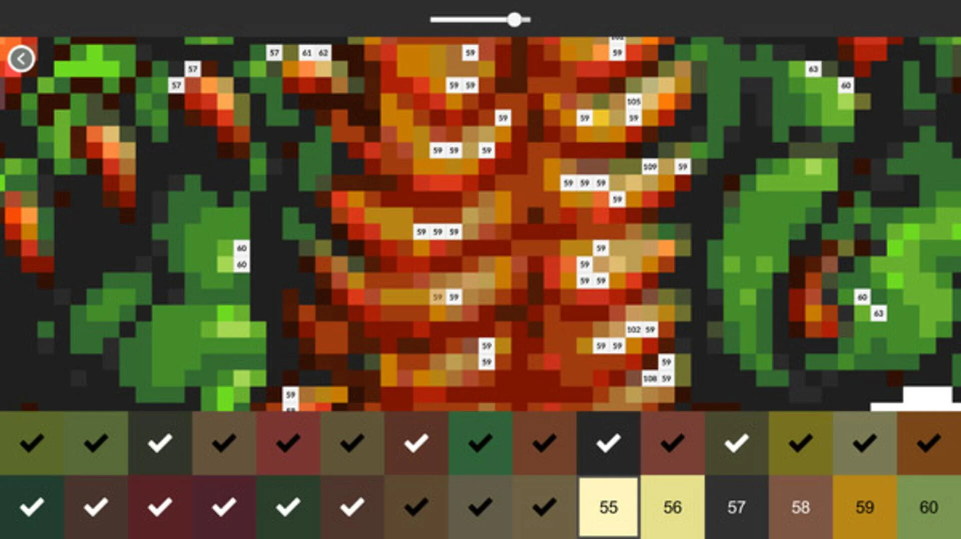 Retro-Pixel Color Palette: Color by Number Game Details & Rankings ...