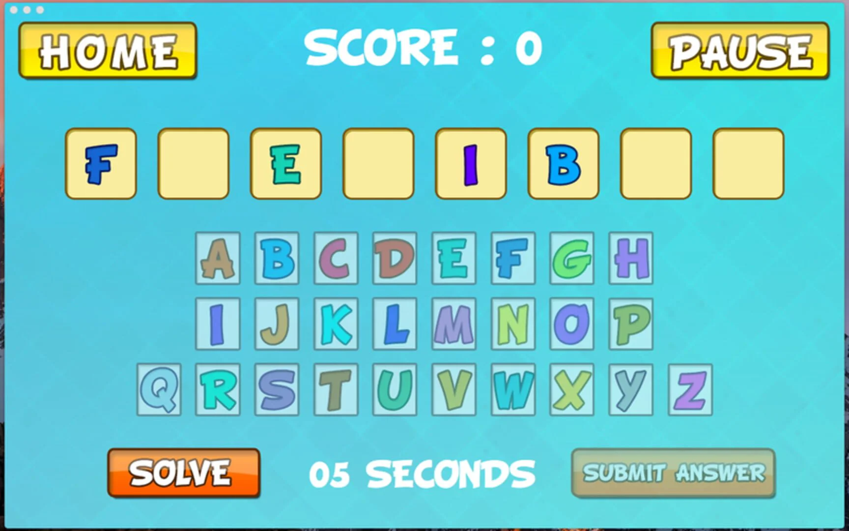 Missing Letters Game Details & Rankings | Game Ranks